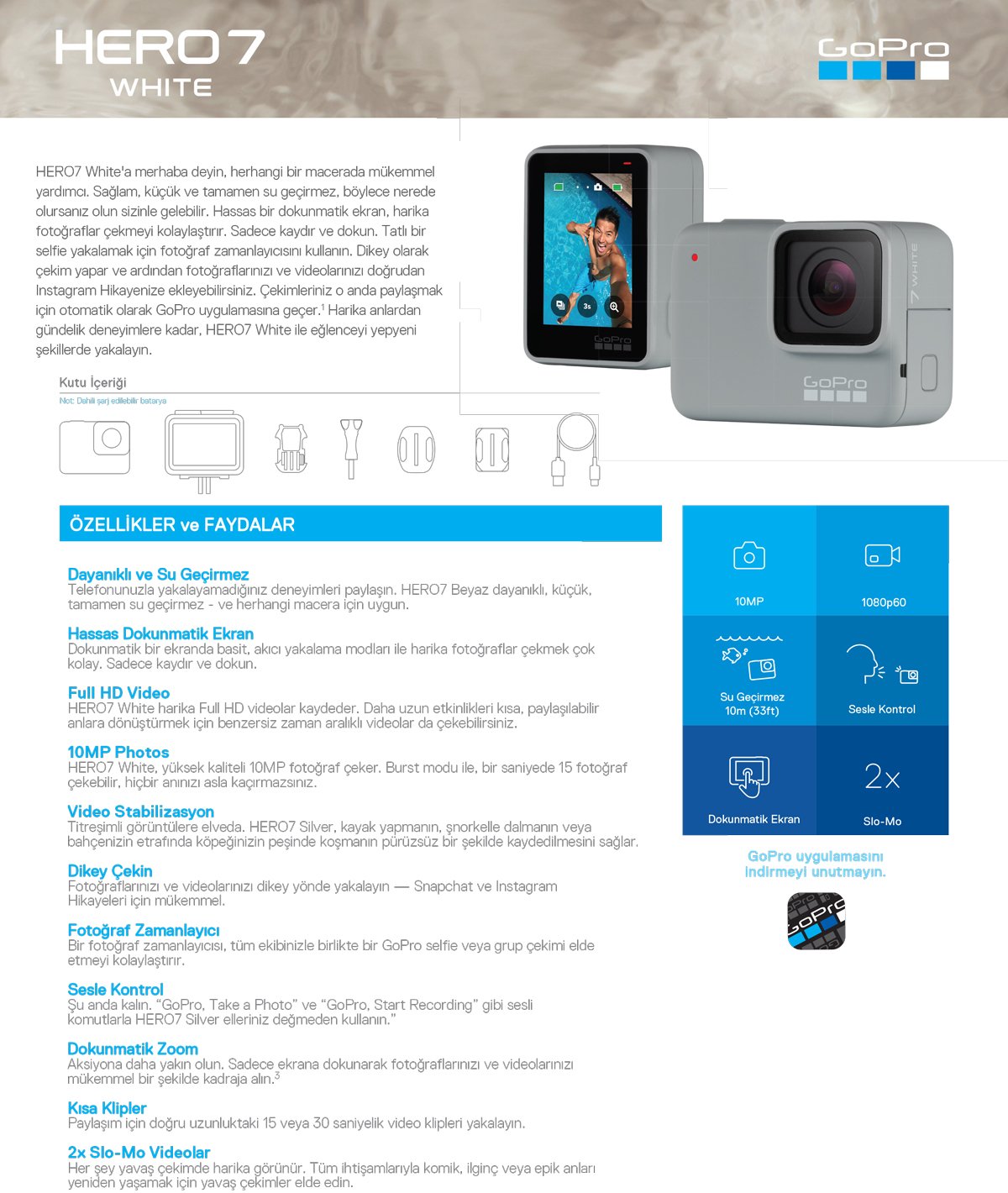 GoPro Hero 7 White Aksiyon Kamera | GoPro
