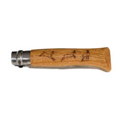 Opinel Inox Gürgen Saplı İşlemeli No 8 Çakı (001361)