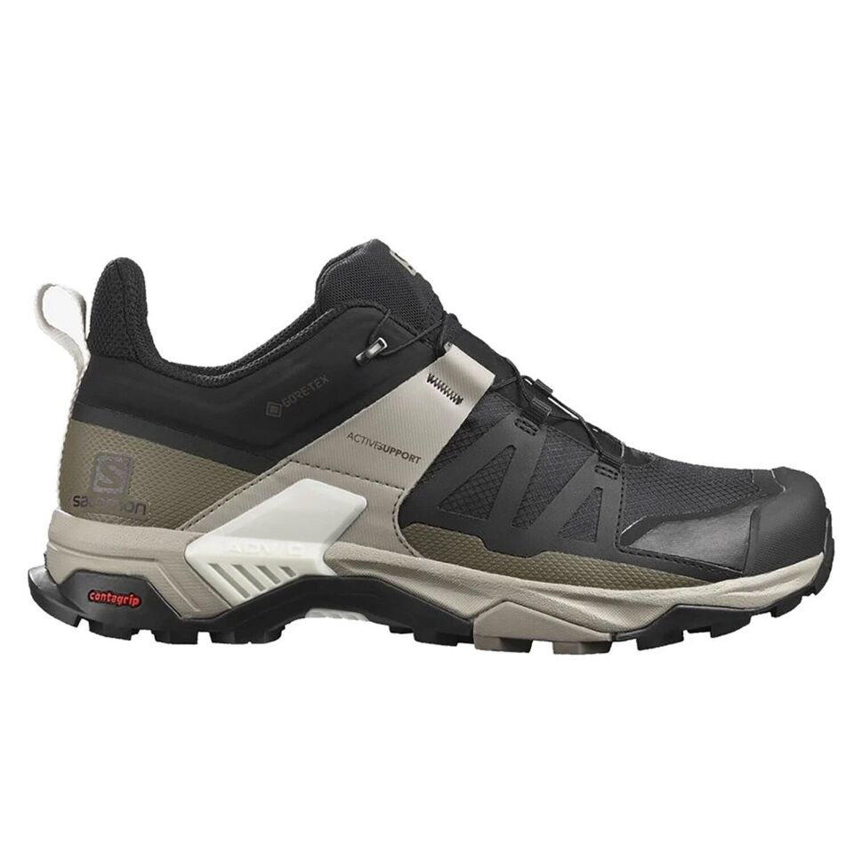 Salomon X Ultra 4 Gore-Tex Erkek Ayakkabı Siyah-Yeşil - 46,5