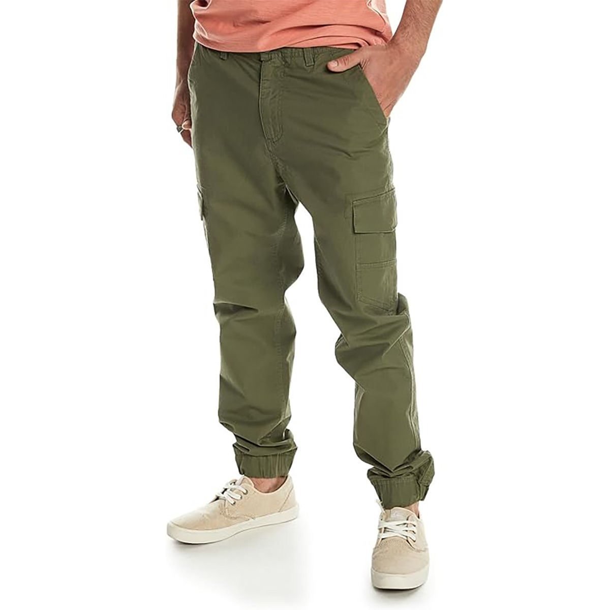 Quiksilver Mw Cuffed Cargo Erkek Pantolon Yeşil - 32