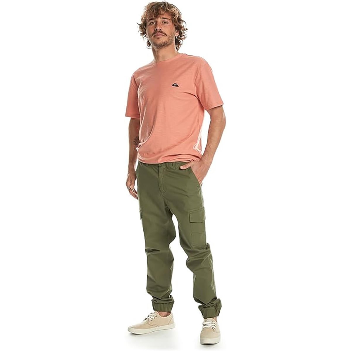 Quiksilver Mw Cuffed Cargo Erkek Pantolon Yeşil - 32