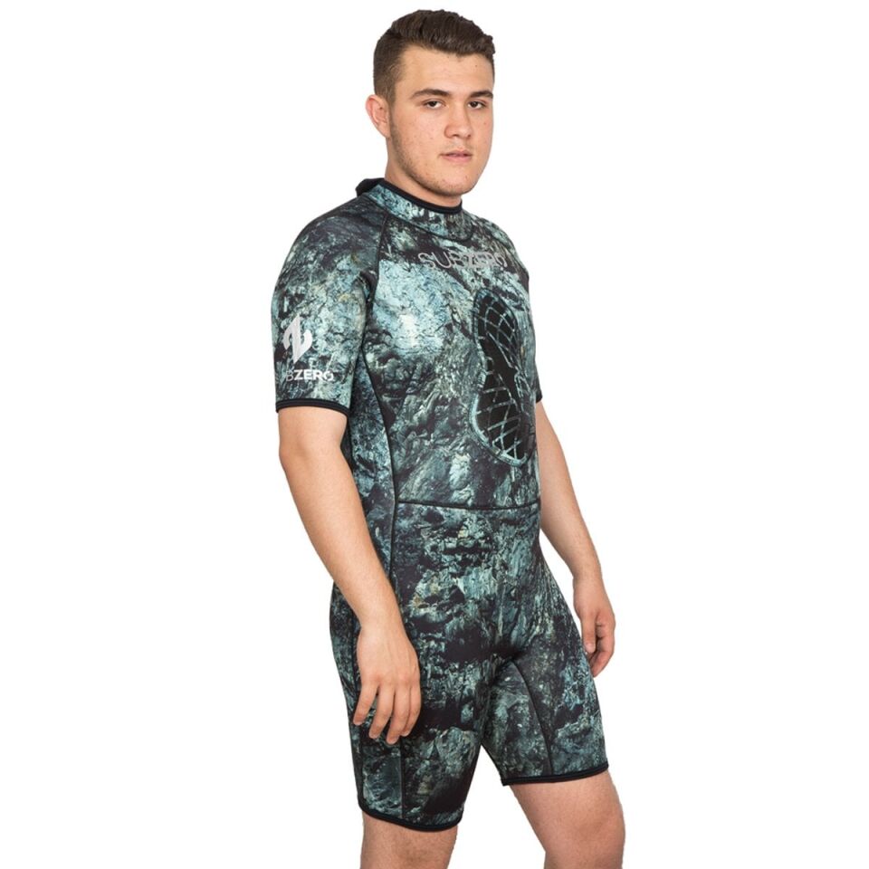 Subzero X-Pro Camo Shorty 3mm Kamuflaj - M