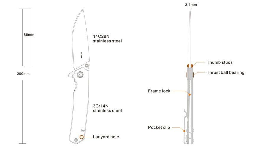RUIKE P801-SF ÇAKI