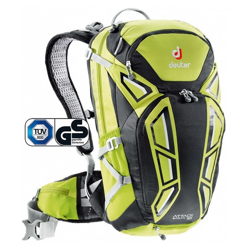 DEUTER ATTACK ENDURO 16 SIRT CANTASI YEŞİL - SIYAH