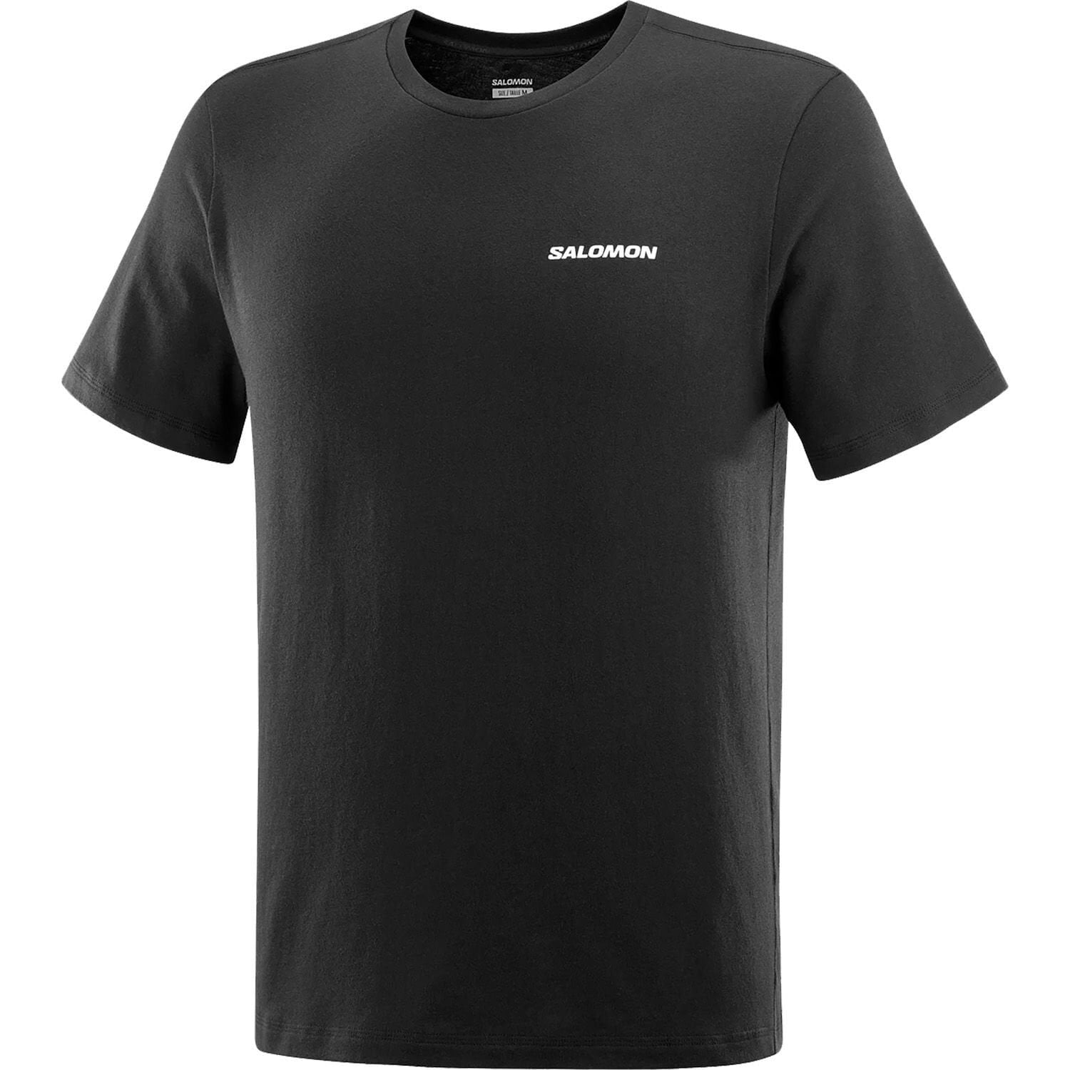 Salomon Graphic Perf SS Tee Erkek T-Shirt Siyah - L