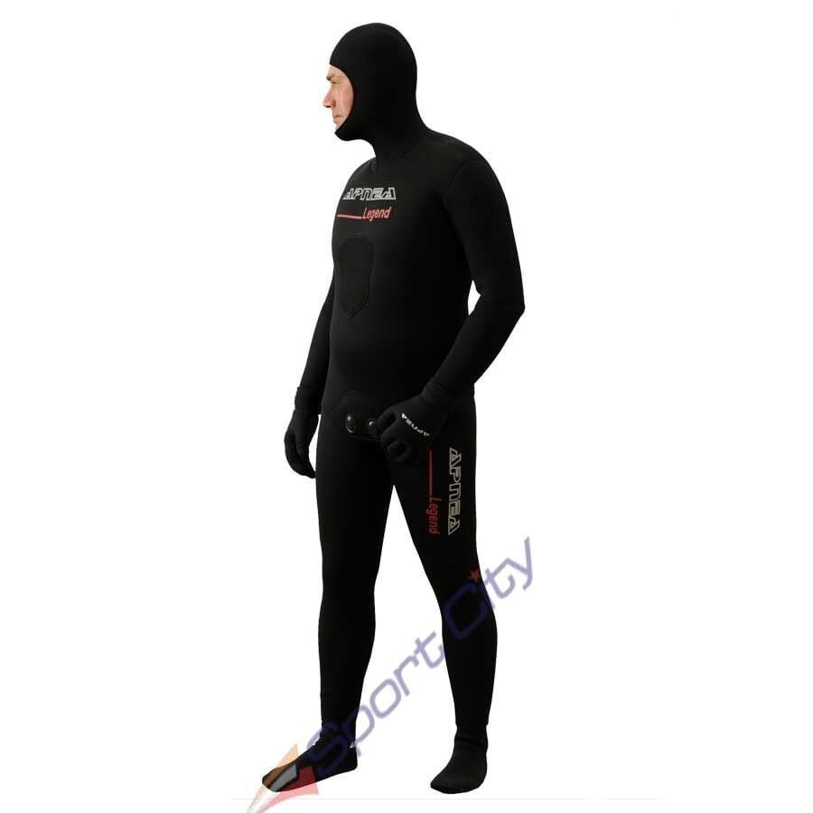 Apnea Legend 7mm Elbise Siyah Siyah - XL