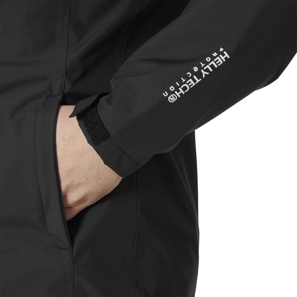 Helly Hansen Seven J Erkek Yağmurluk Siyah - M