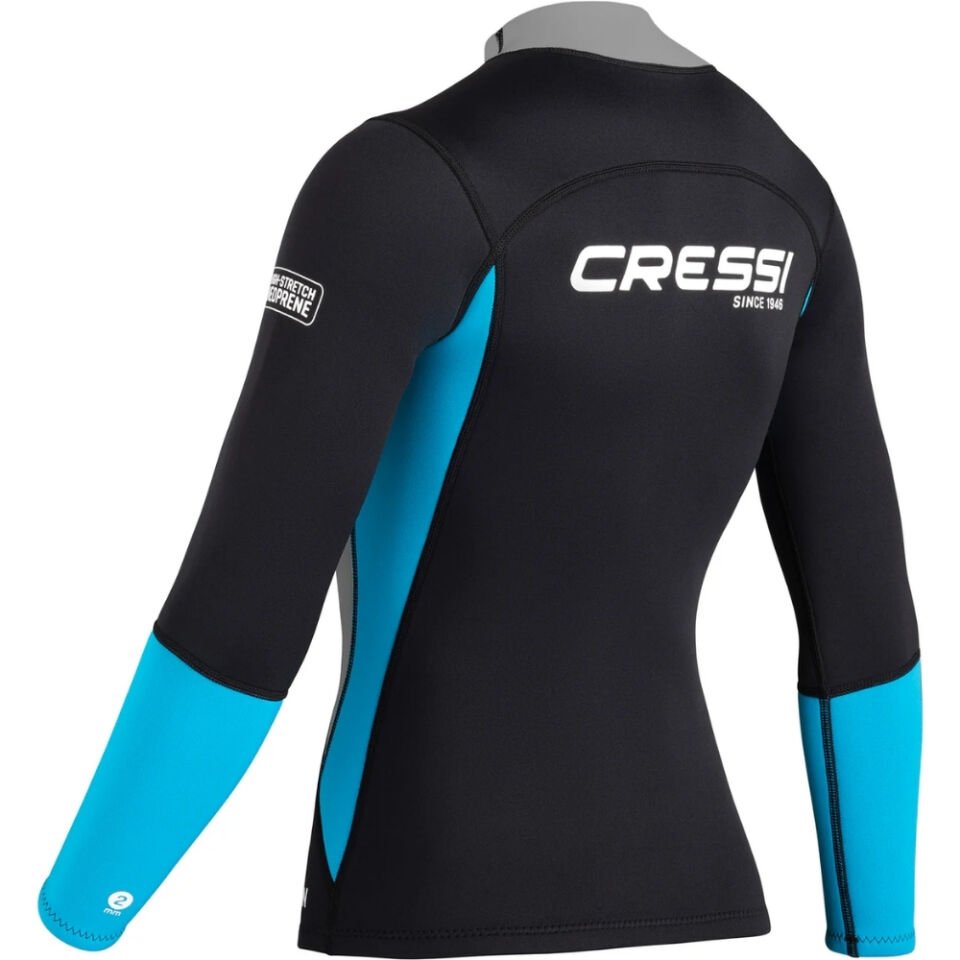 Cressi Guardian Lady Dalış Ceketi BLACK-A.MARİNE - 2MM - XL - NO:5