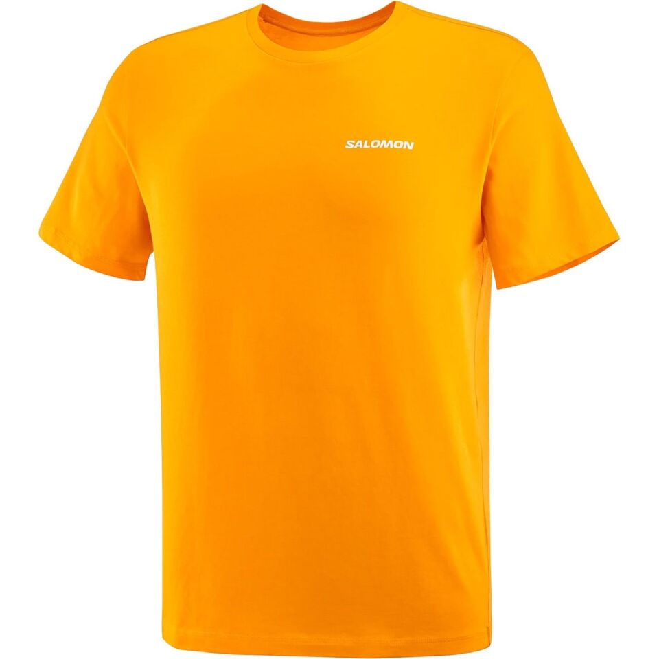 Salomon Graphic Perf SS Tee Erkek T-Shirt Turuncu - M
