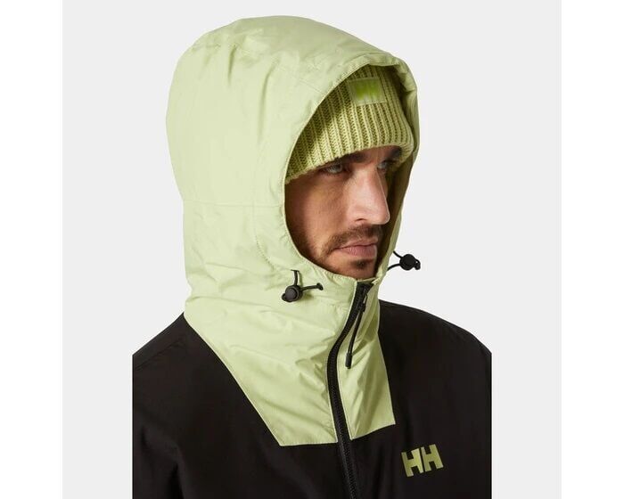 Helly Hansen Ervik Erkek Yağmurluk bej-siyah - XXL