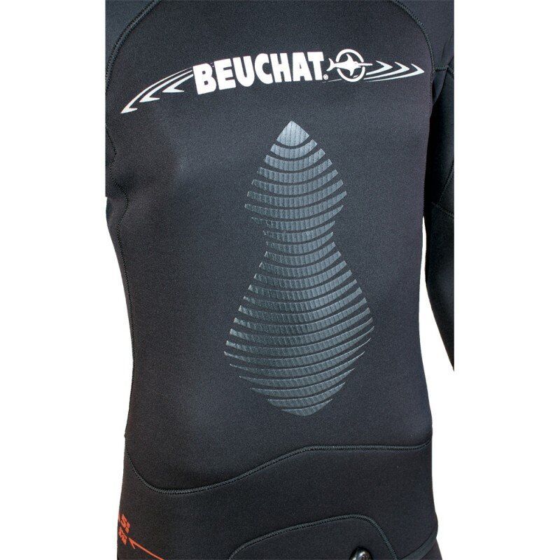 BEUCHAT Elbise ESPADON EQUIPE, 9 mm. Serbest Dalış Ceket, L Beden