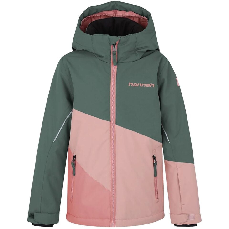 Hannah Kigali Jr Çocuk Mont Gri/Pembe - 122-128