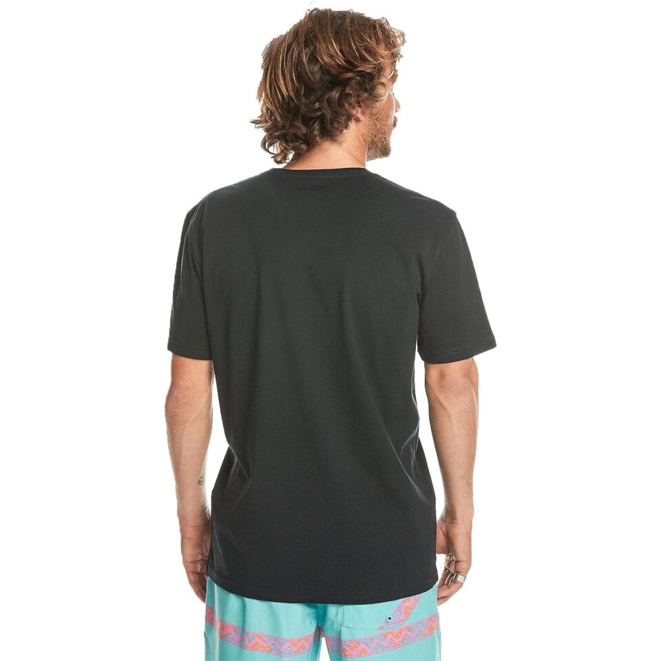 Quiksilver Mw Mini Logo SS Erkek T-Shirt Siyah - L