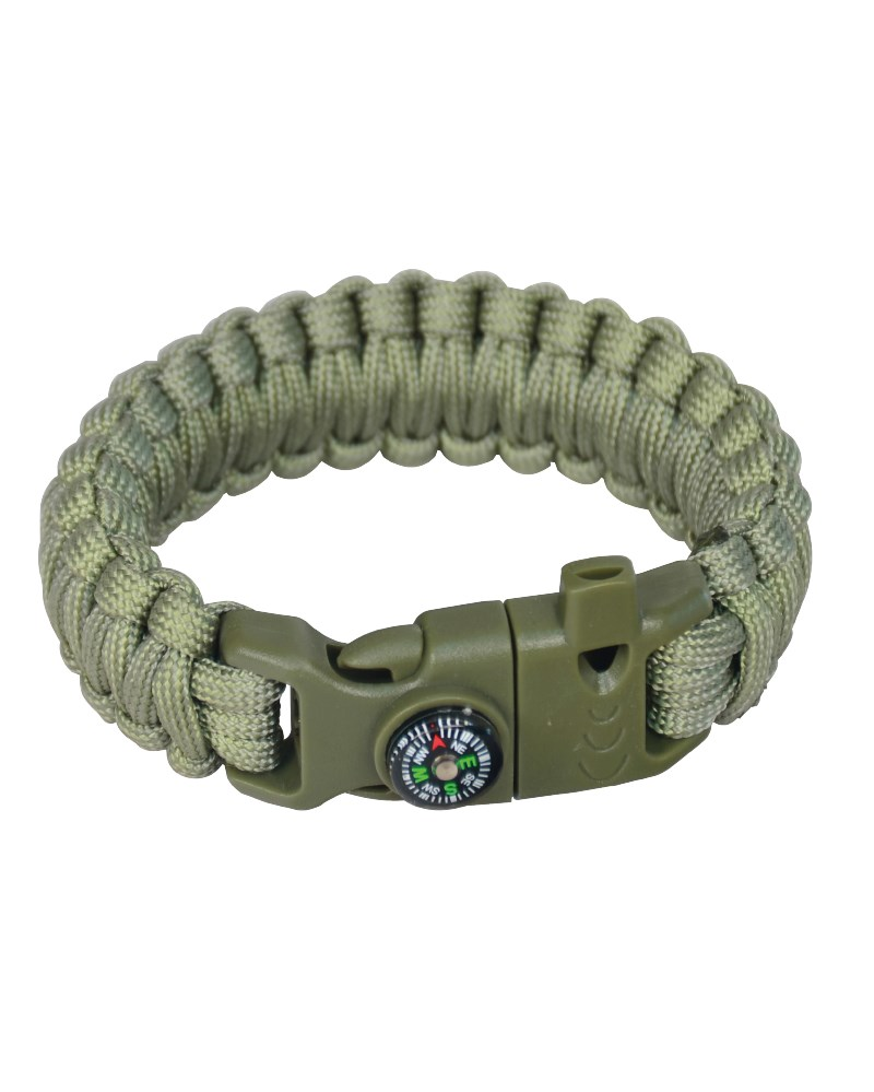 Nurgaz Magnezyumlu Paracord Bileklik Haki