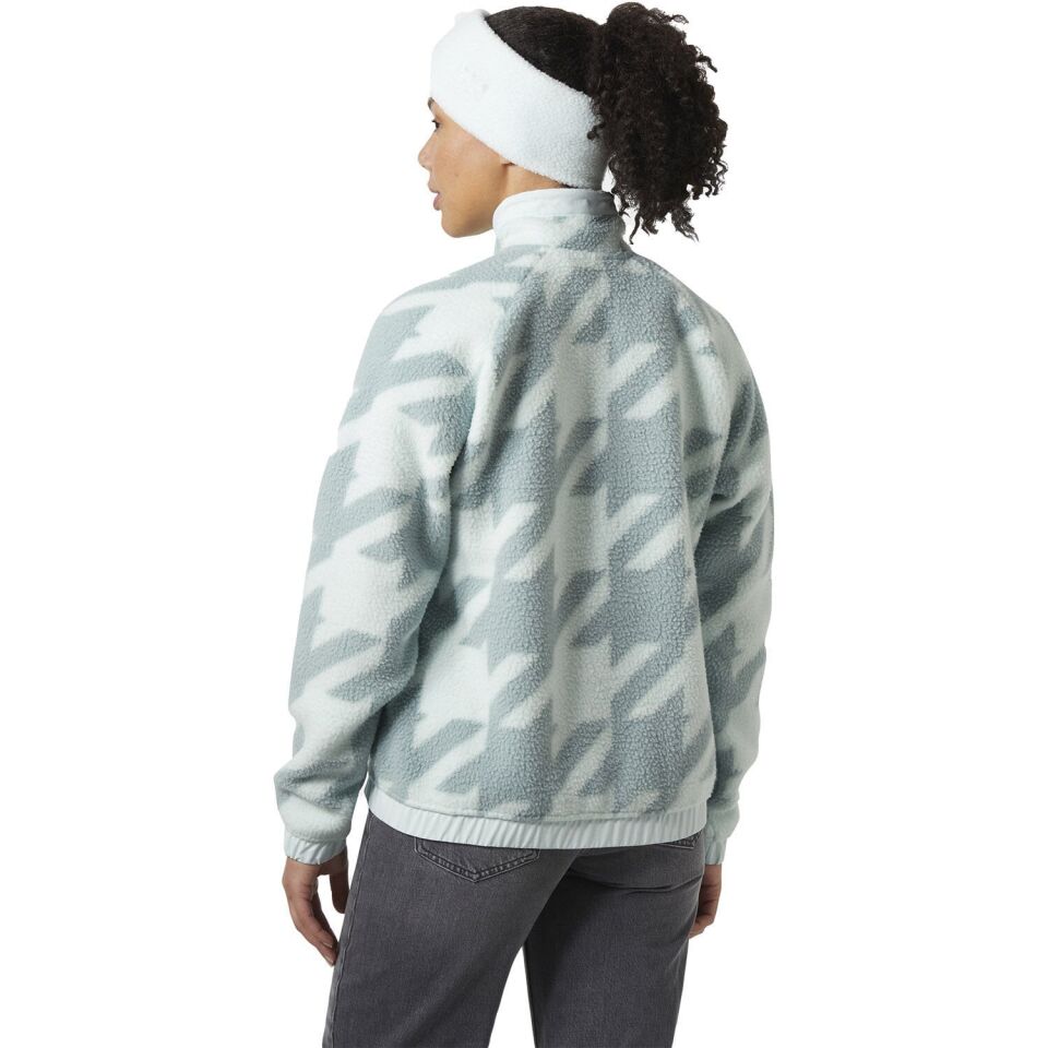 Helly Hansen Imperial Printed Pile Snap Kadın Polar Yeşil - L