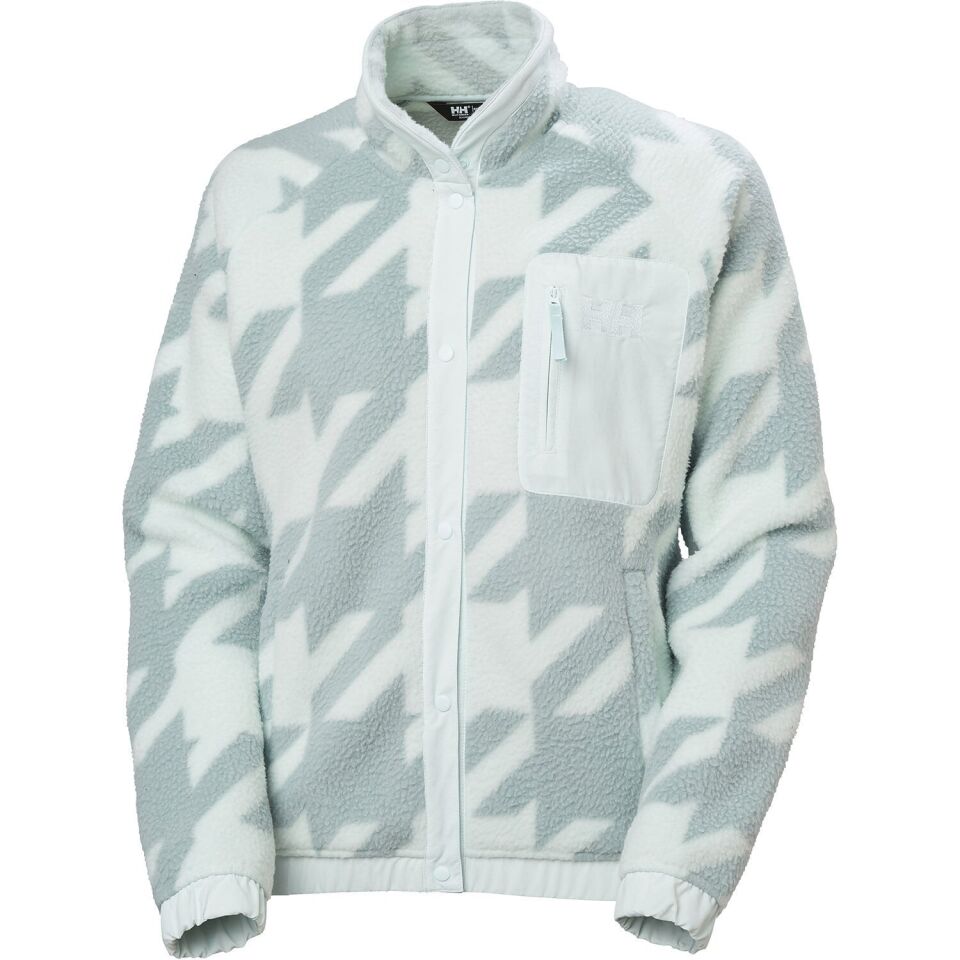 Helly Hansen Imperial Printed Pile Snap Kadın Polar Yeşil - M