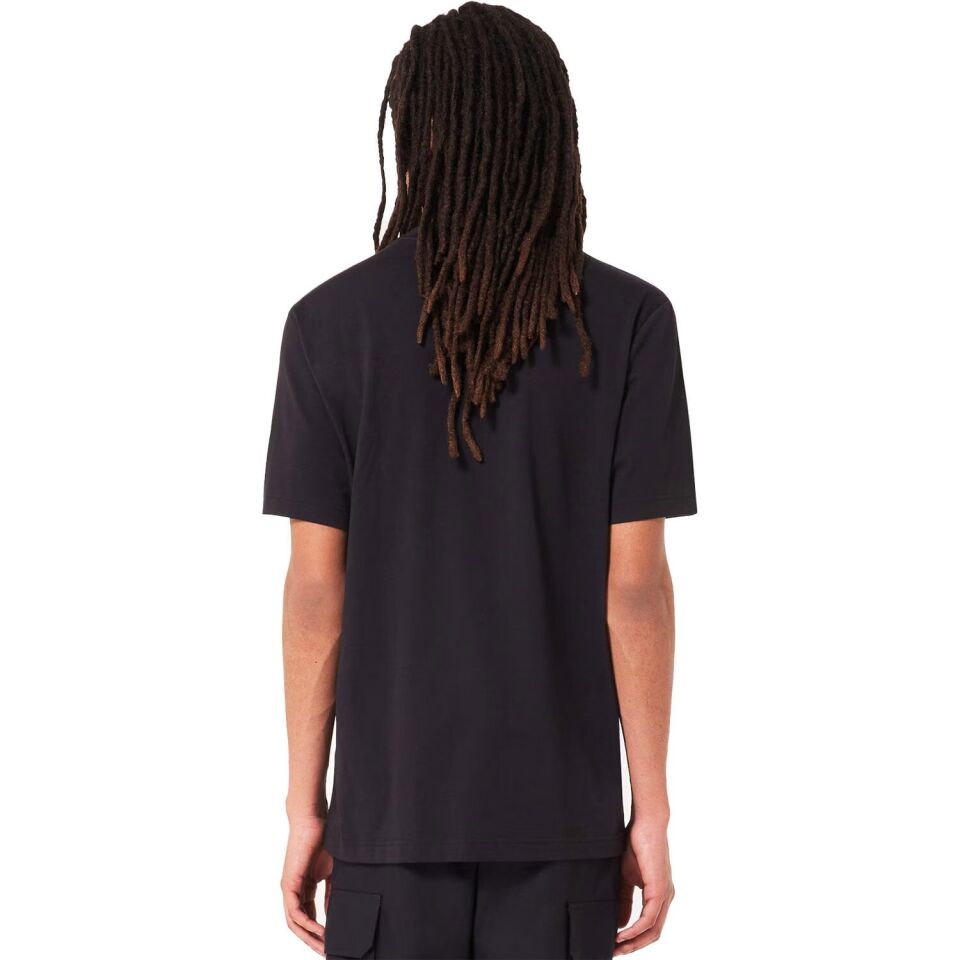 Oakley Relax V-Neck Tee Erkek T-Shirt Siyah - S
