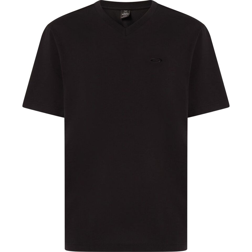 Oakley Relax V-Neck Tee Erkek T-Shirt Siyah - XL