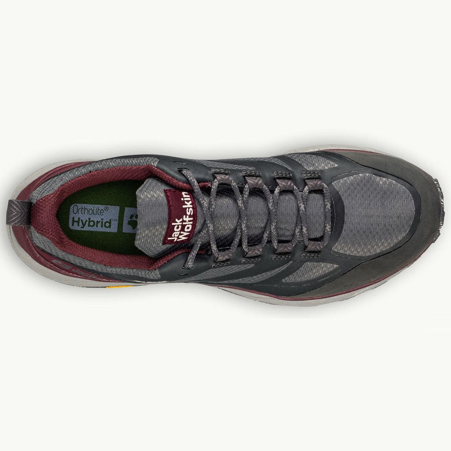 Jack Wolfskin Terraventure Texapore Low Kadın Ayakkabı Gri-Bordo - 39