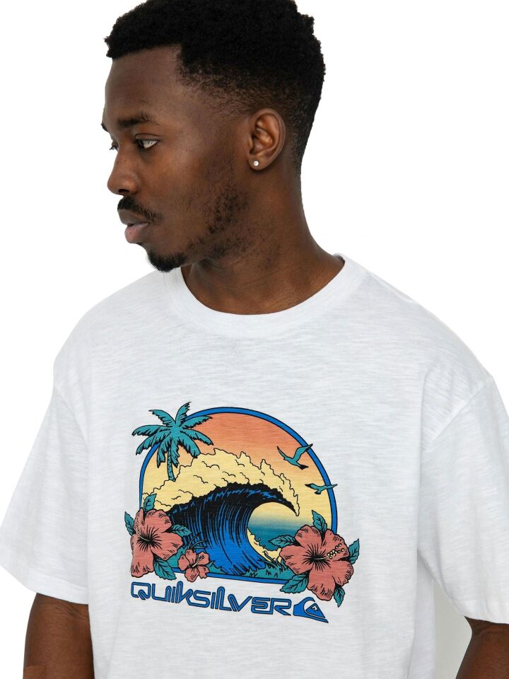 Quiksilver Riding Today SS Erkek T-Shirt Beyaz - XXL