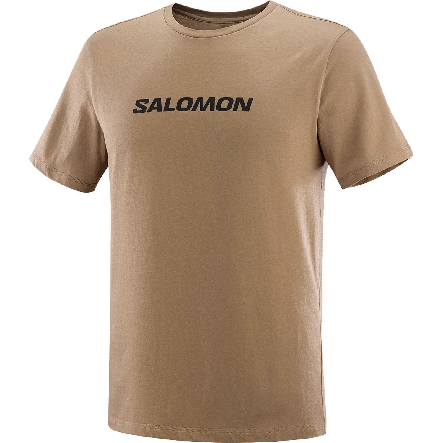Salomon Running Graphic SS Tee Erkek T-Shirt Kahverengi - XL