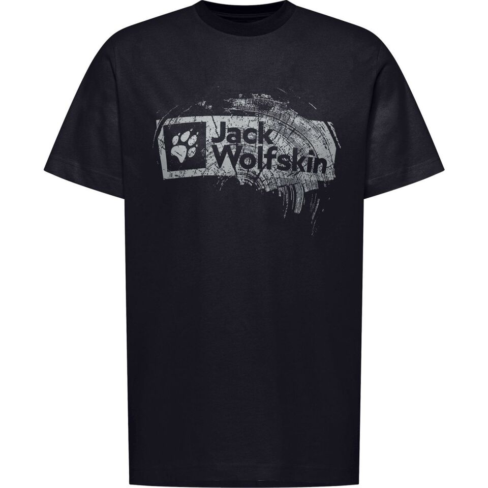 Jack Wolfskin Brand Tee Erkek T-Shirt Lacivert - L