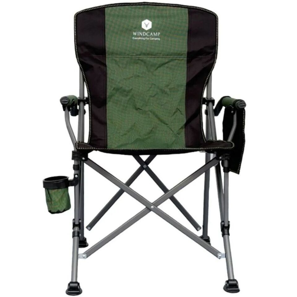 Windcamp Lux Katlanabilir Kamp Sandalyesi - Yeşil