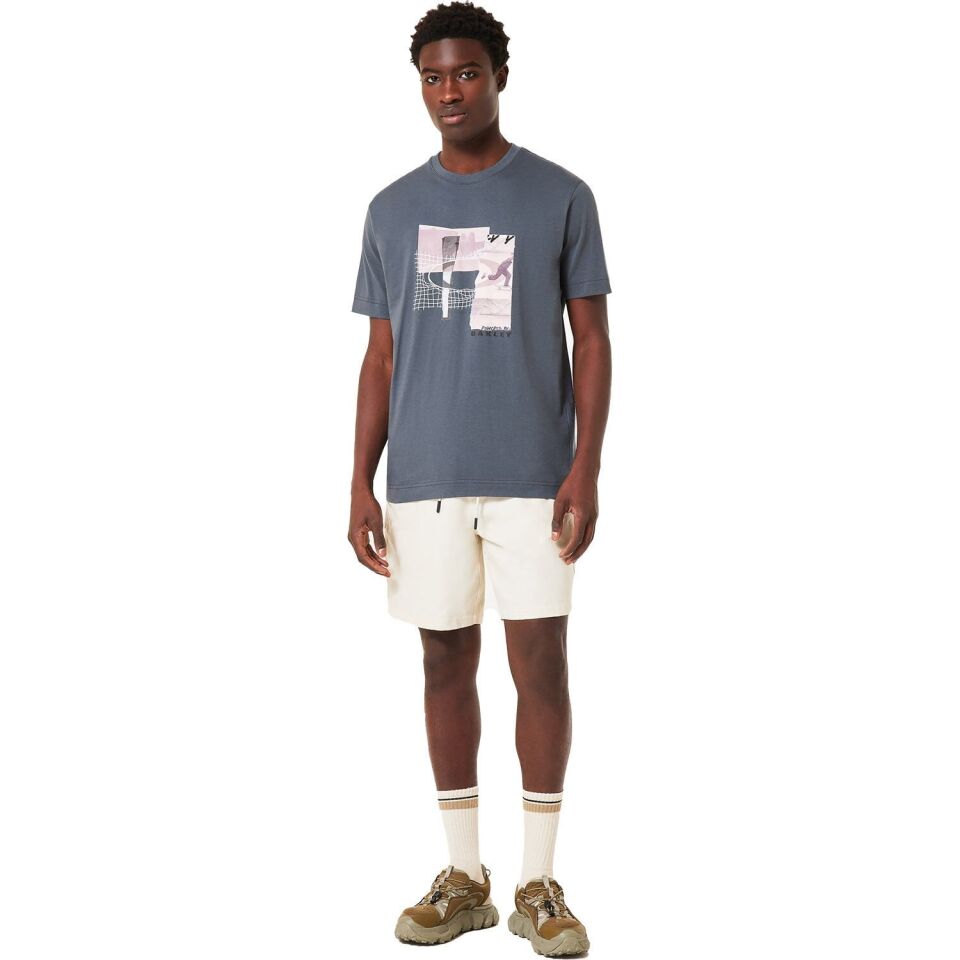 Oakley Skate Tee Erkek T-Shirt Mavi - S