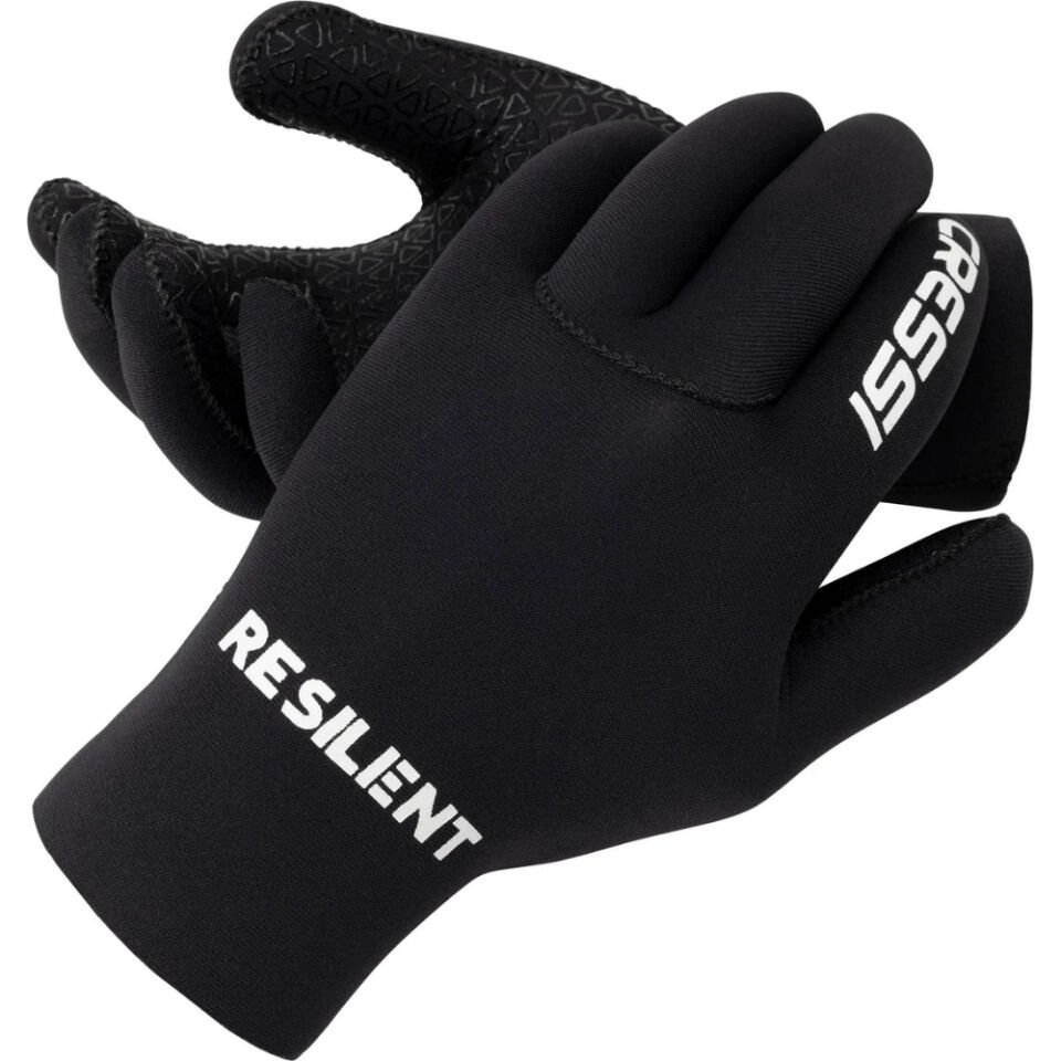 Cressi Resilient Dalış Eldiveni BLACK - 3MM - L