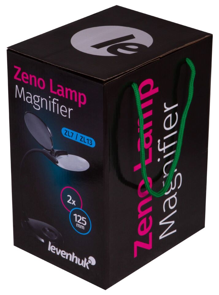 Levenhuk Zeno Lamp ZL7 Siyah Büyüteç