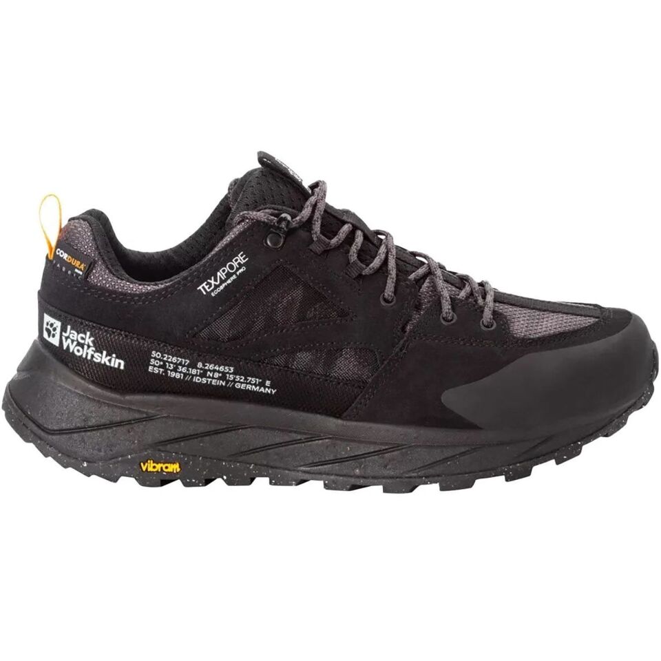 Jack Wolfskin Terraquest Texapore Low Erkek Ayakkabı Siyah - 42,5