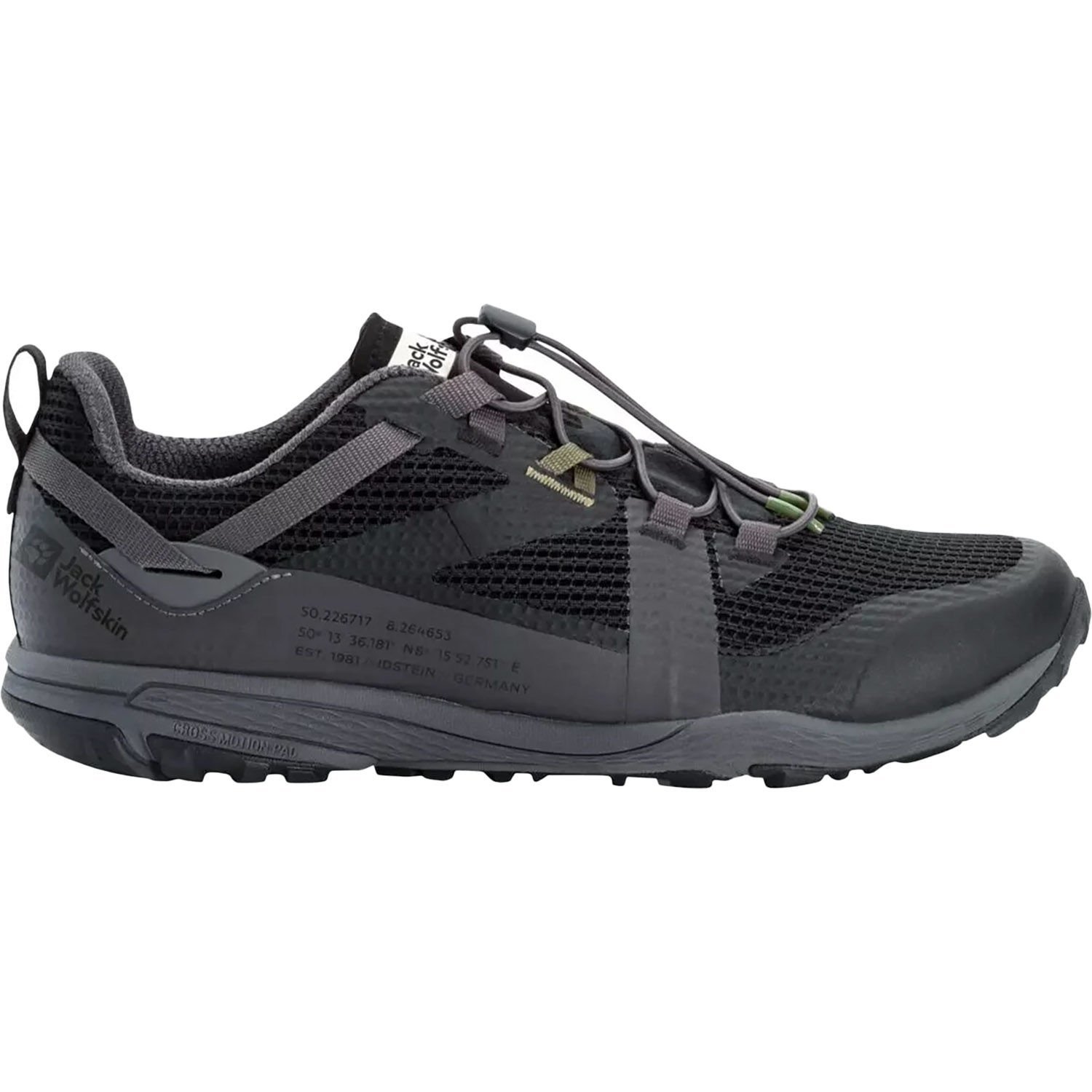 Jack Wolfskin Spirit Low Erkek Ayakkabı SİYAH - 42