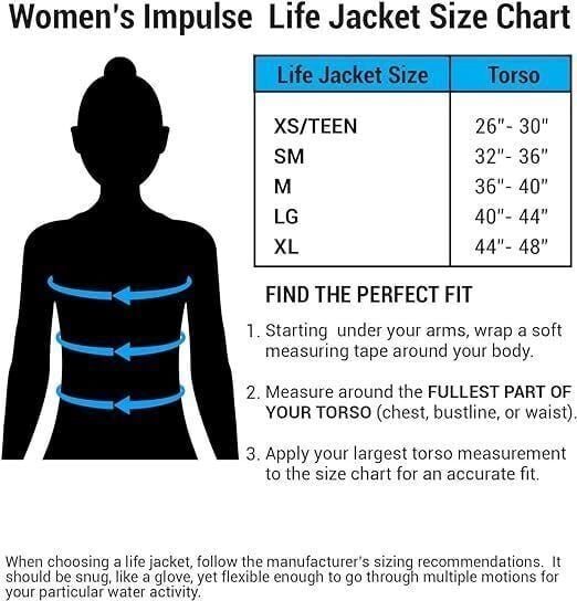 OBRIEN VEST LADIES HINGE V BACK SM