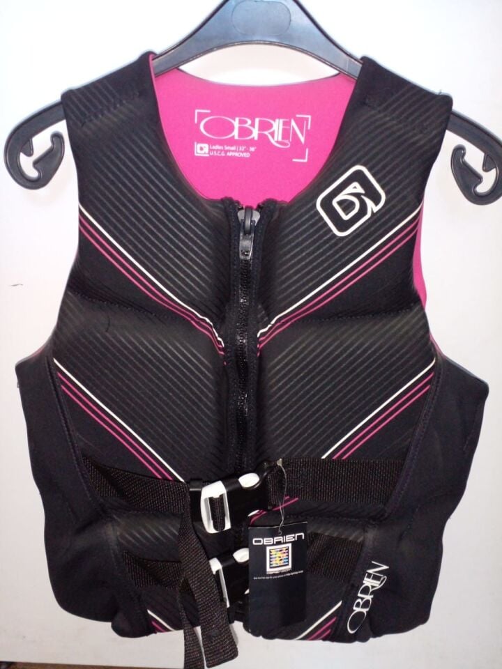 OBRIEN VEST LADIES HINGE V BACK SM
