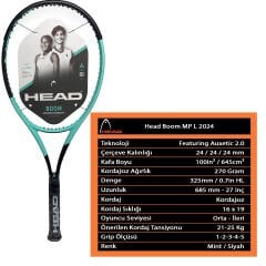 Head Boom MP L 2024 Kordajsız Tenis Raketi