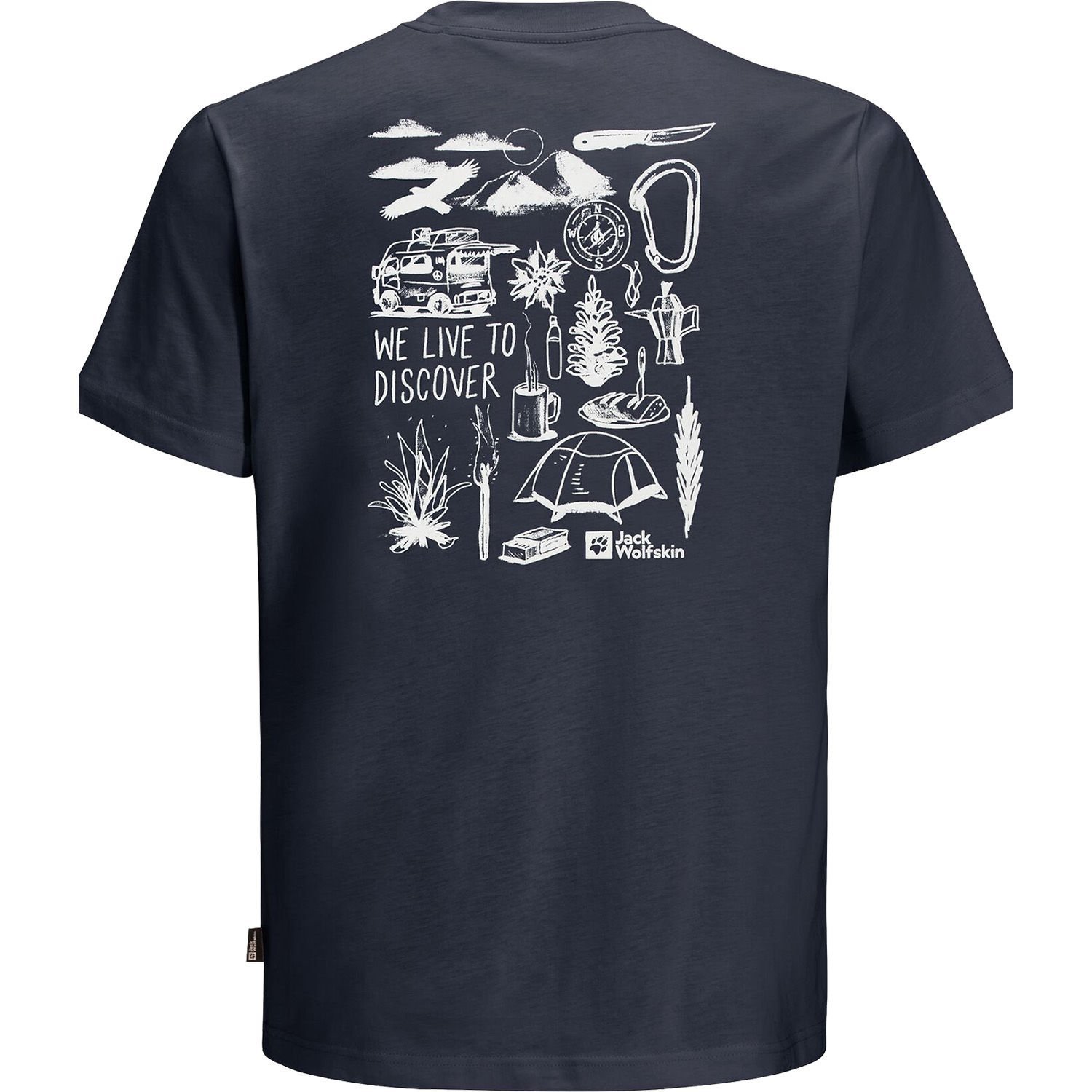 Jack Wolfskin Discover Tee Erkek T-Shirt