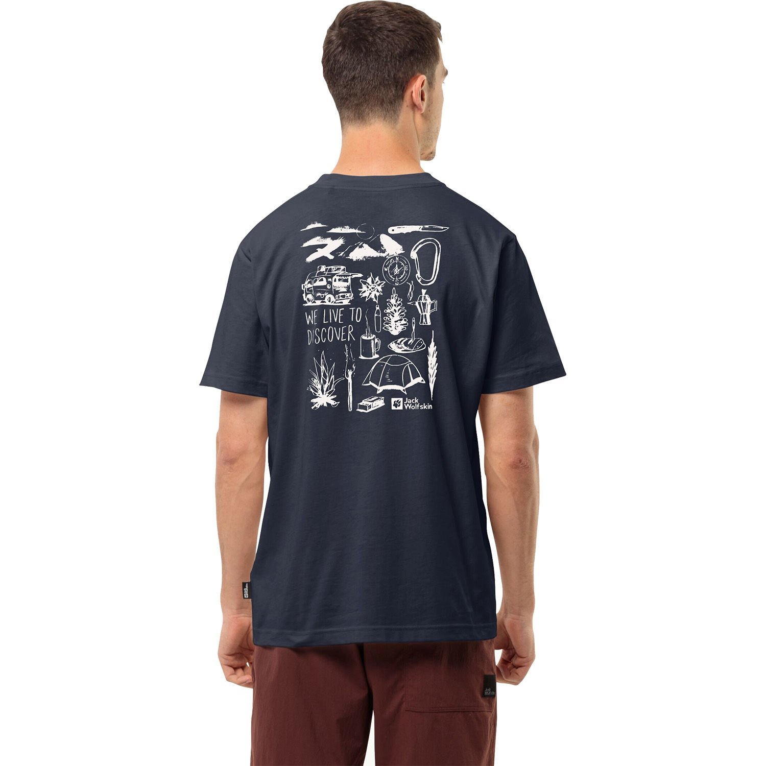 Jack Wolfskin Discover Tee Erkek T-Shirt