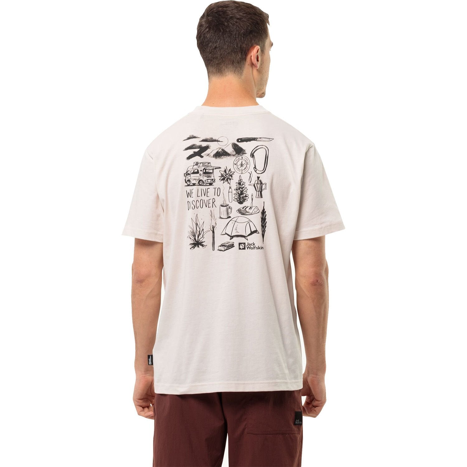 Jack Wolfskin Discover Tee Erkek T-Shirt