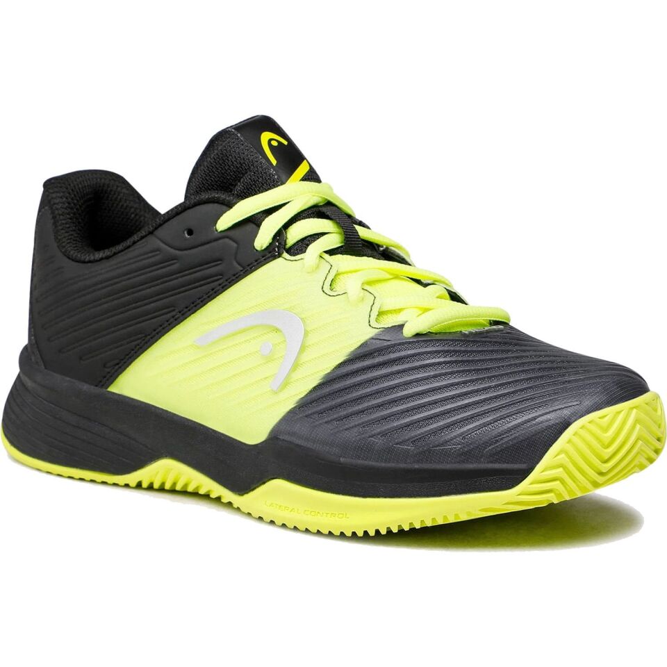 Head Revolt Pro 4.0 Clay Toprak Kort Çocuk Tenis Ayakkabı Siyah - 35