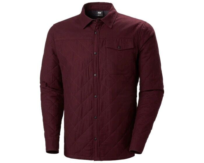 Helly Hansen Isfjord Insulated Shacket Erkek Gömlek Bordo - M
