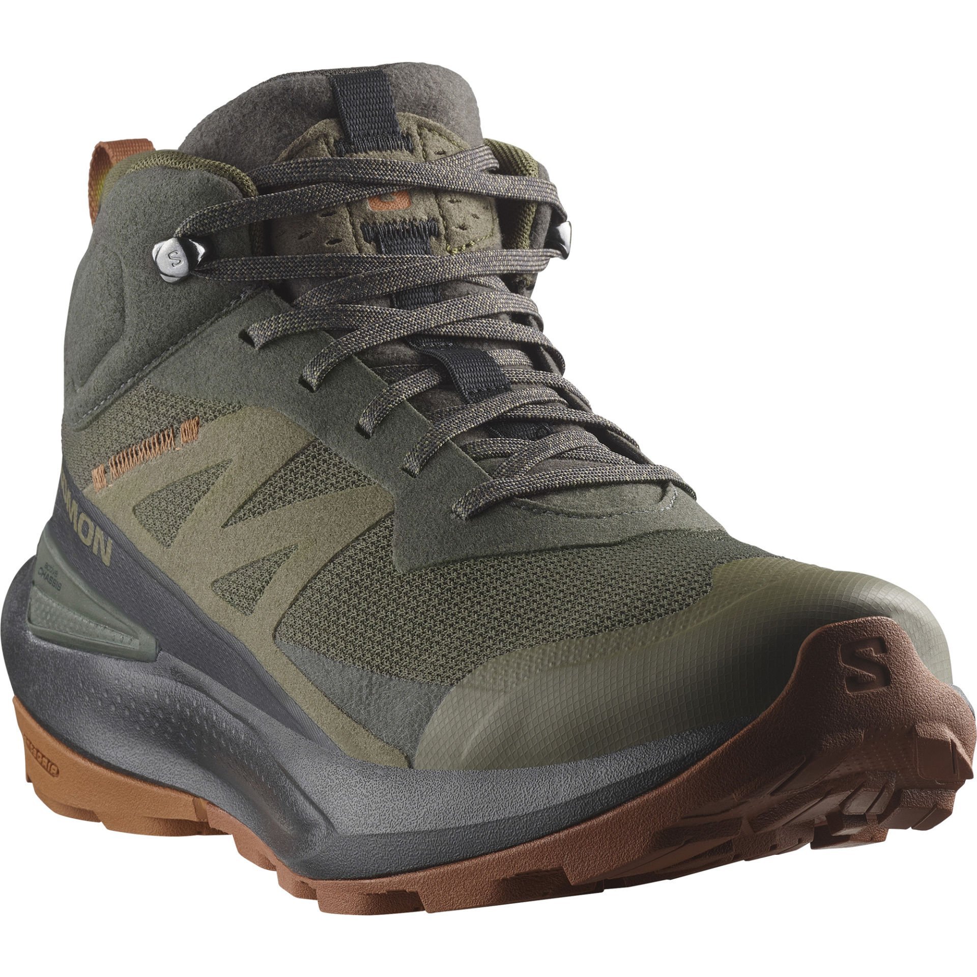 Salomon Elixir Activ Mid Gore-Tex Erkek Bot Yeşil - 41