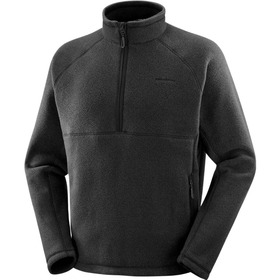 Salomon Chroma Fleece Erkek Polar Siyah - XL