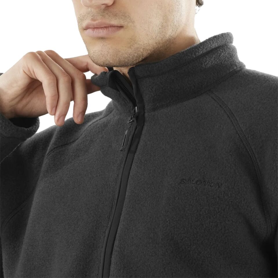 Salomon Chroma Fleece Erkek Polar Siyah - XL