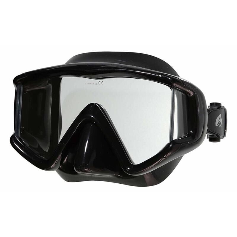 PROBLUE SET MS VISION PLUS3 Maske, DRY Snorkel, Siyah