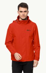 Jack Wolfskin Stormy Point 2L Erkek Yağmurluk Kırmızı - XL