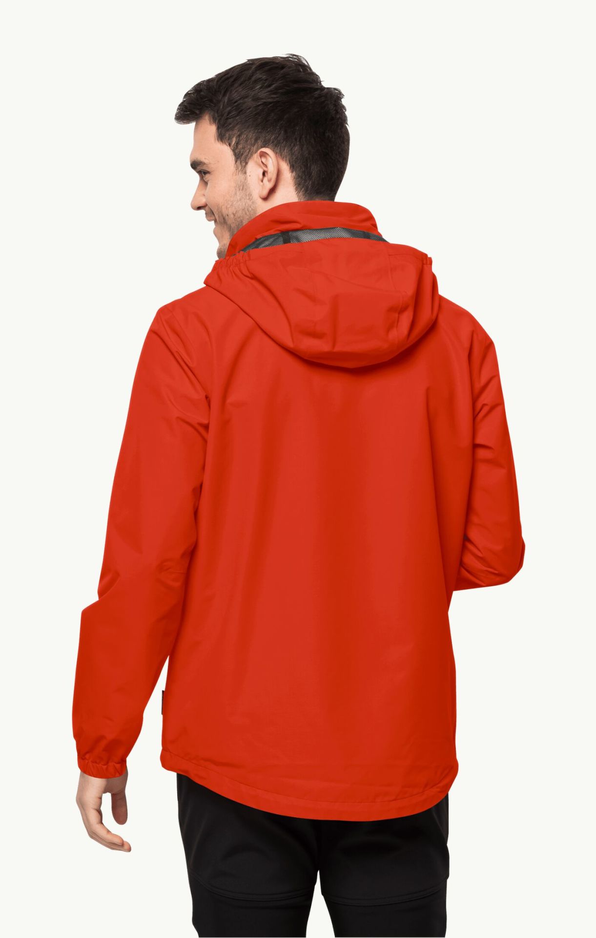 Jack Wolfskin Stormy Point 2L Erkek Yağmurluk Kırmızı - XL