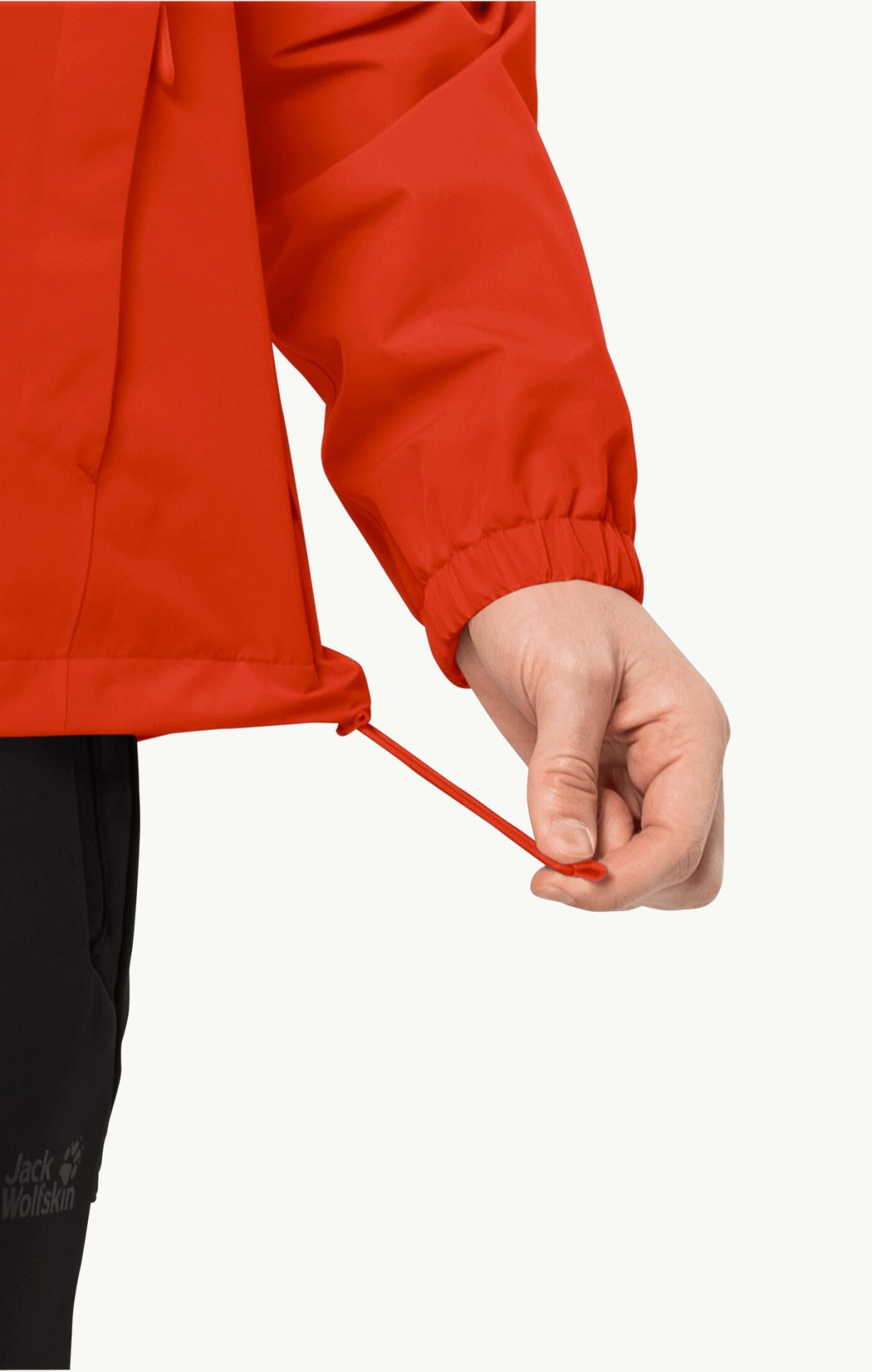 Jack Wolfskin Stormy Point 2L Erkek Yağmurluk Kırmızı - XL