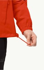 Jack Wolfskin Stormy Point 2L Erkek Yağmurluk Kırmızı - M