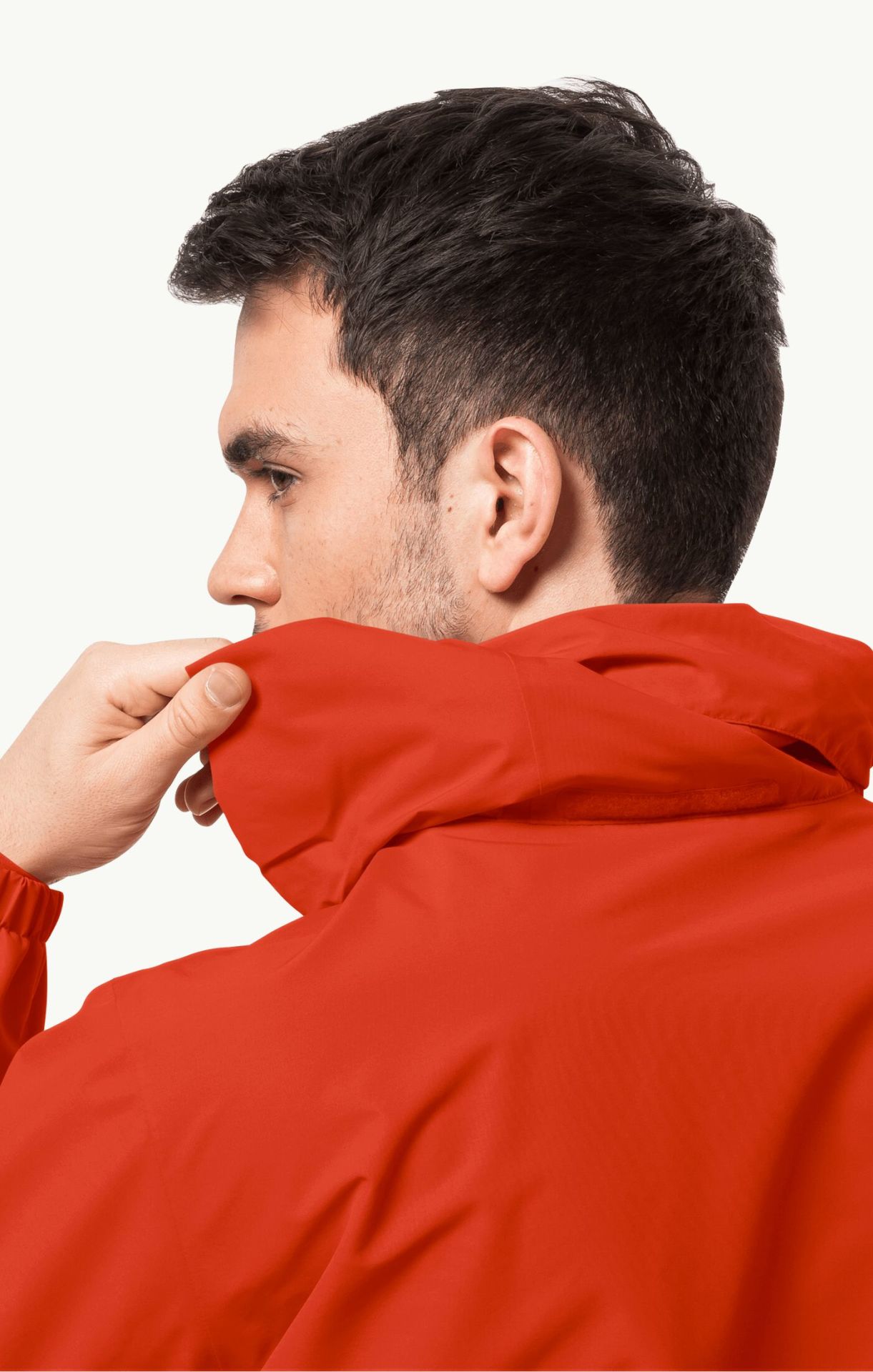 Jack Wolfskin Stormy Point 2L Erkek Yağmurluk Kırmızı - XL