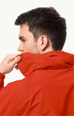 Jack Wolfskin Stormy Point 2L Erkek Yağmurluk Kırmızı - XL